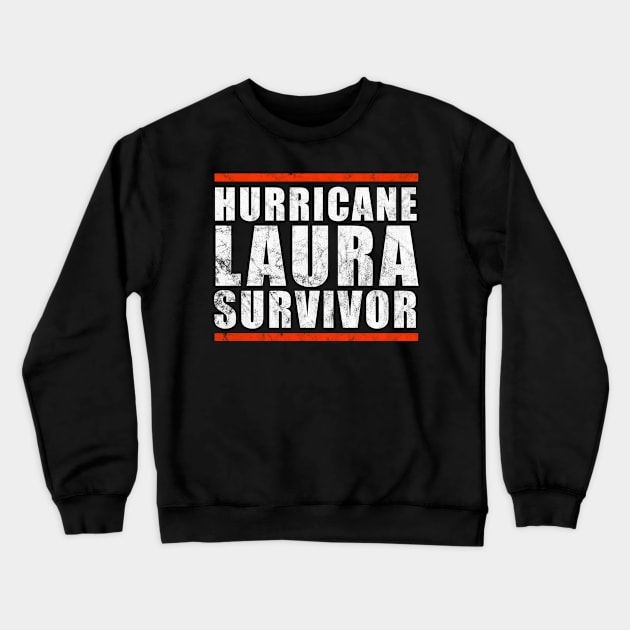 Hurricane Laura Survivor Crewneck Sweatshirt by GiftTrend